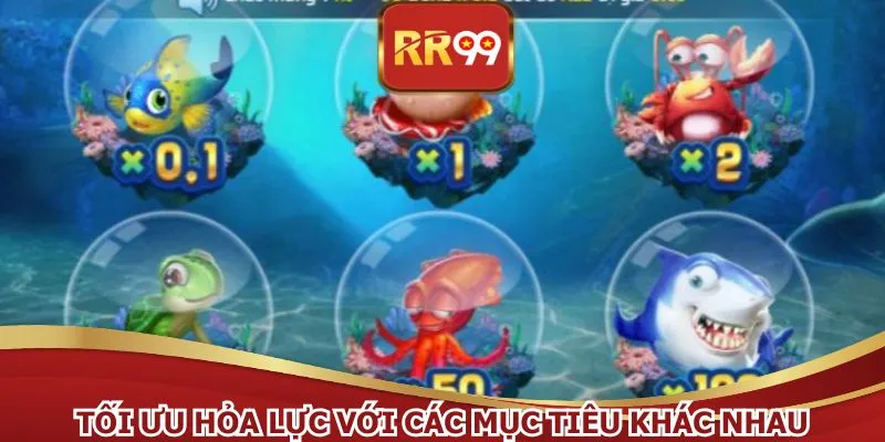 Tối ưu hỏa lực với các mục tiêu khác nhau